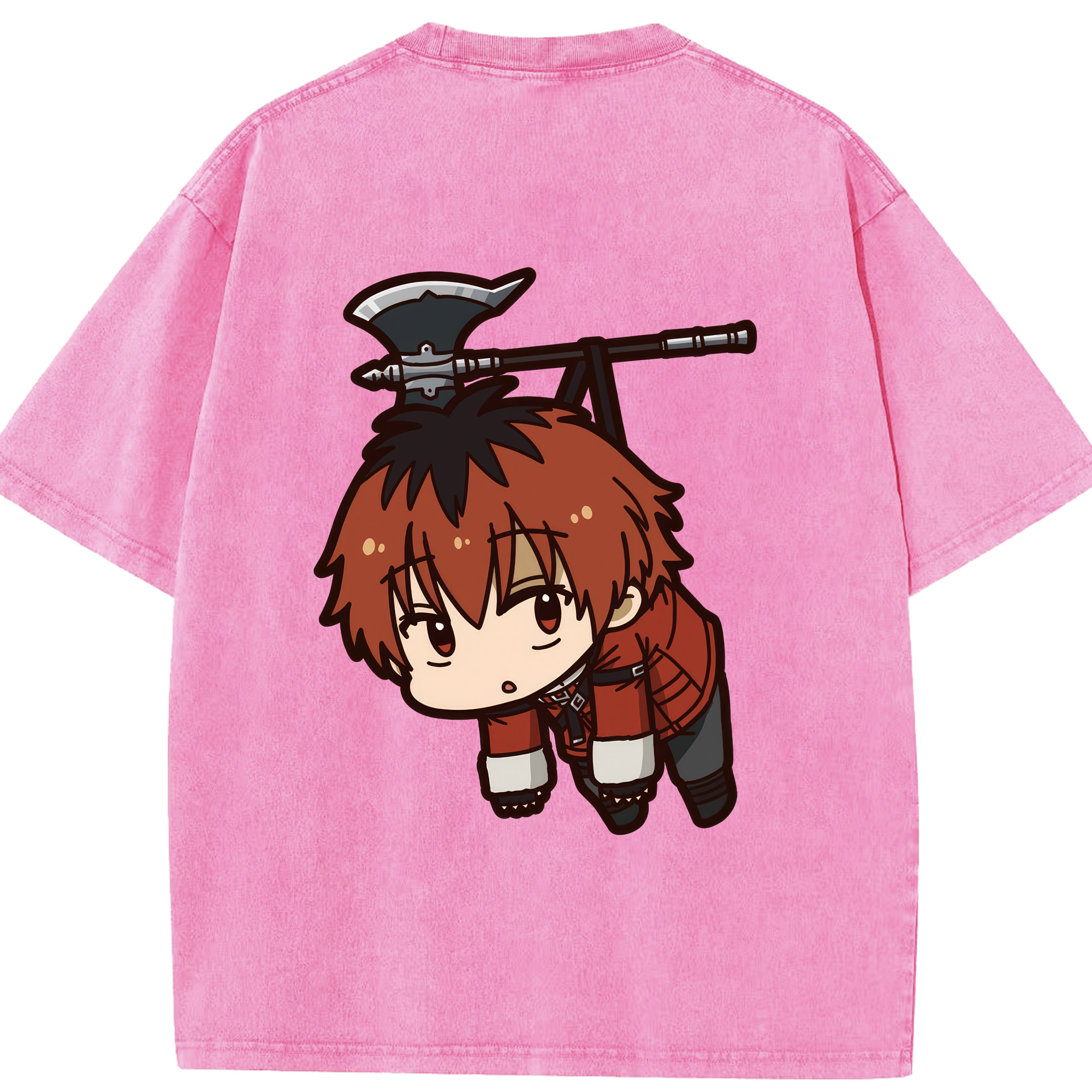 （画像用） 葬送のフリーレン Frieren 綿100% ヴィンテージ風 半袖Tシャツ（背面プリント）